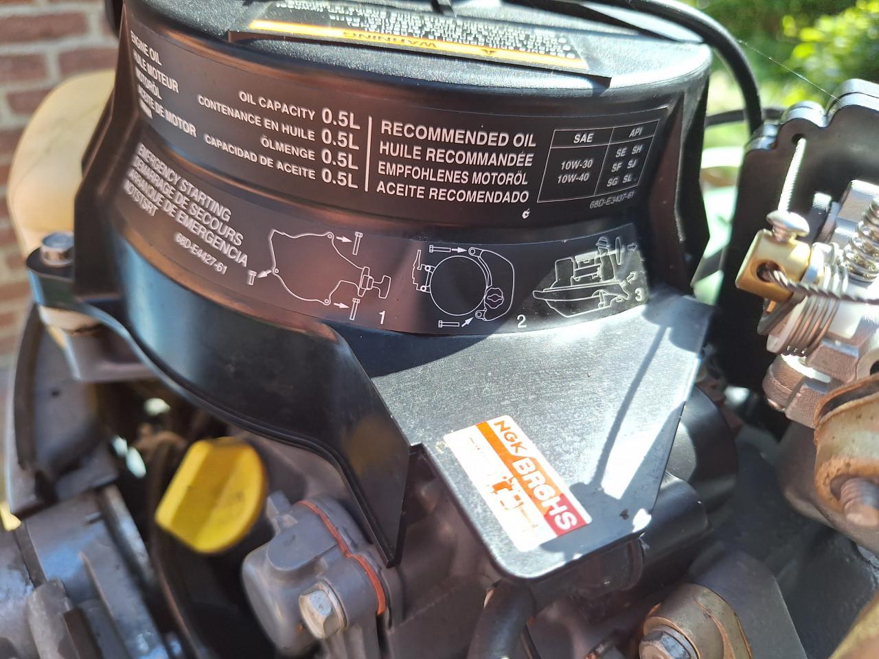 Buitenboordmotor Yamaha 4 pk langstaart