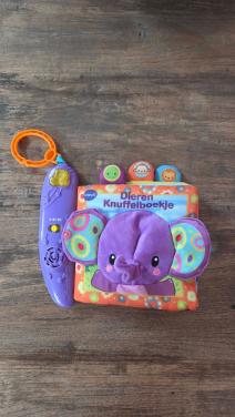 🎈Superleuk VTech Baby Dieren Knuffelboekje.