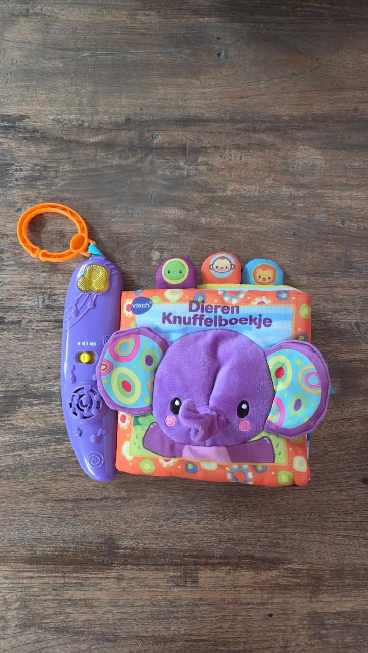 🎈Superleuk VTech Baby Dieren Knuffelboekje.