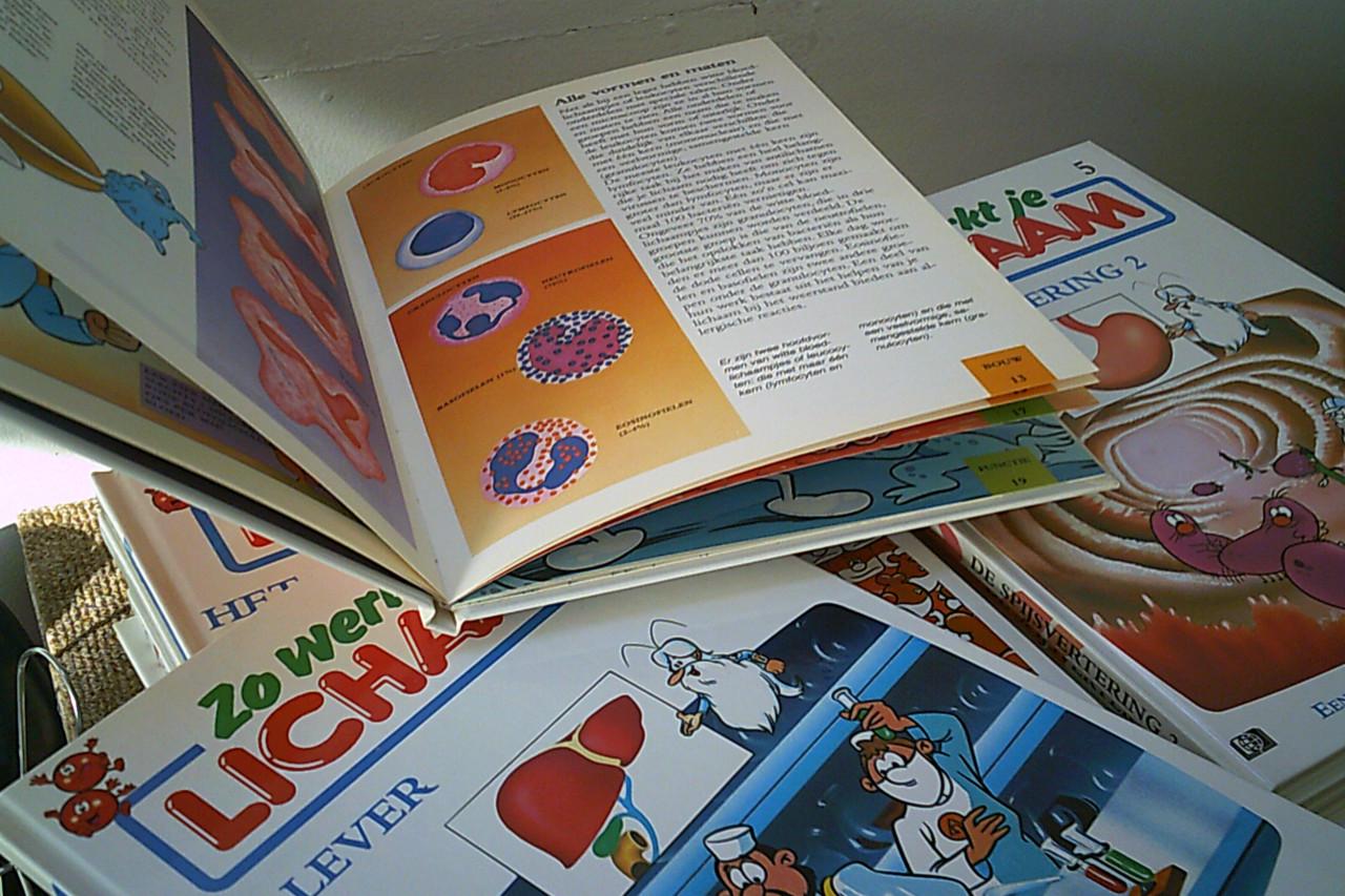 50-dlg kinderboekenserie ZO WERKT JE LICHAAM