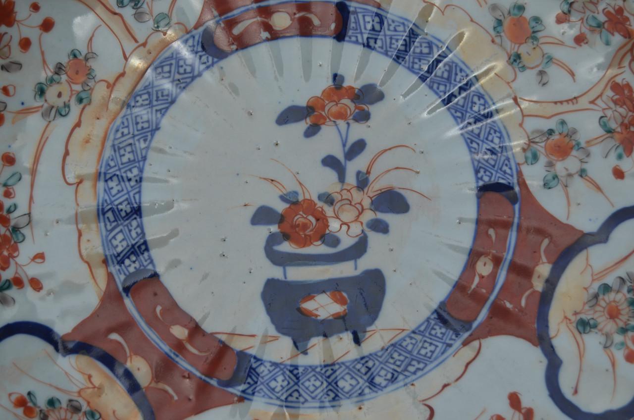 Japans Imari porseleinen bord 18e/19e/20e eeuw.