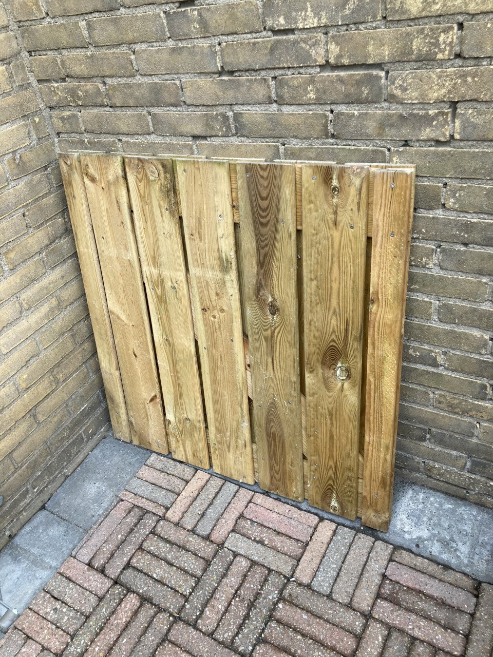 Houten hek