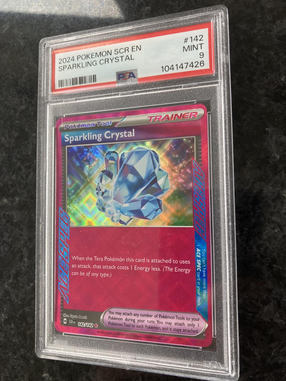 Pokemon Sparkling crystal PSA 9 Mint