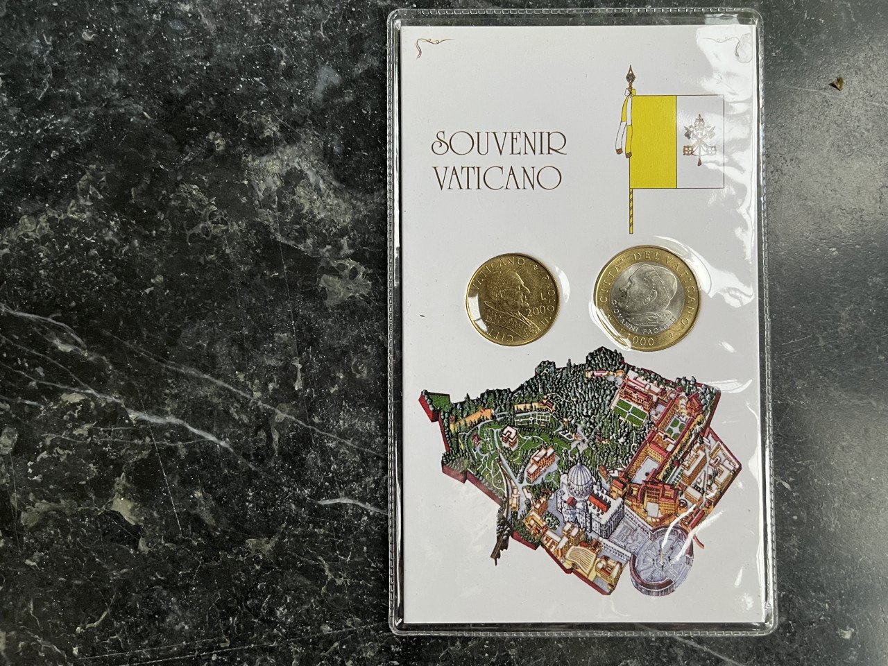 Vaticaan souvenier euro/ 50ct