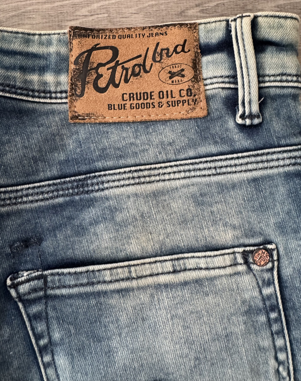 Petrol jeans short S