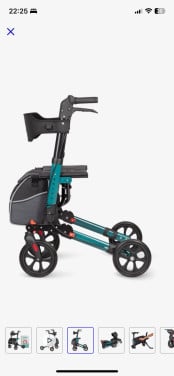 Als nieuw - Rollator - Rovera Mobility, dubbel op ouwbaar