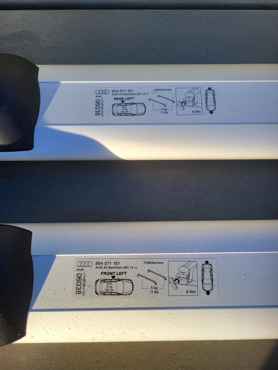 Orginele audi dakdragers