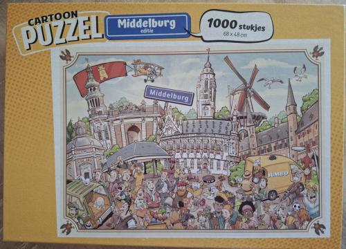 Cartoon puzzel Middelburg