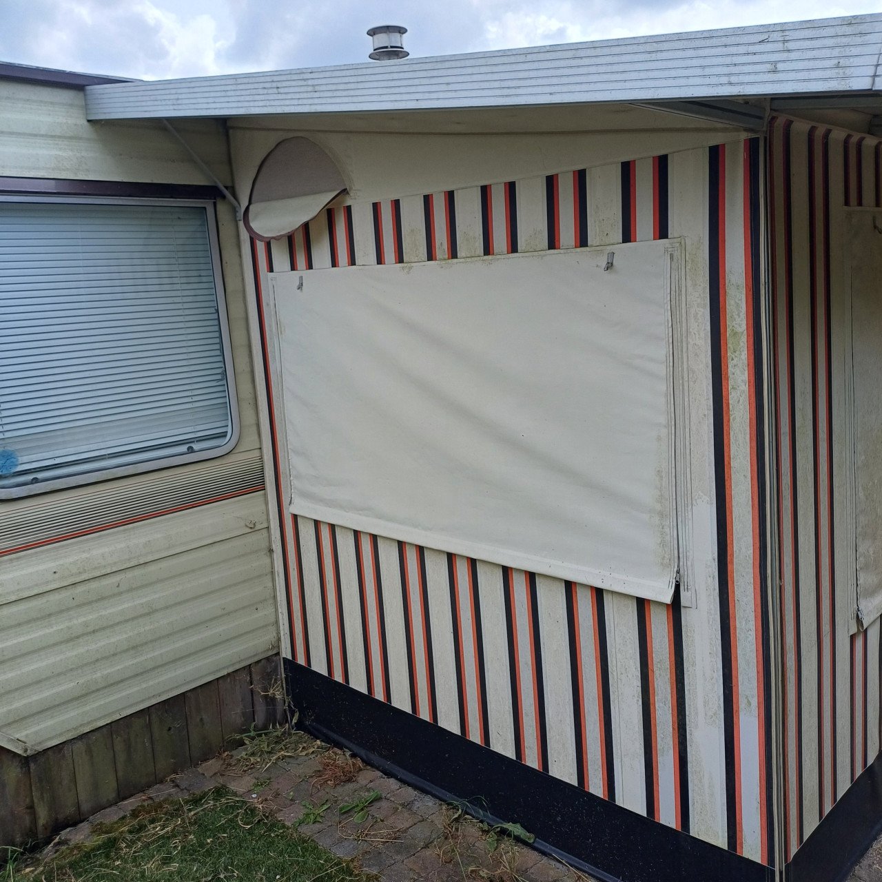 Aanbouw voor caravan