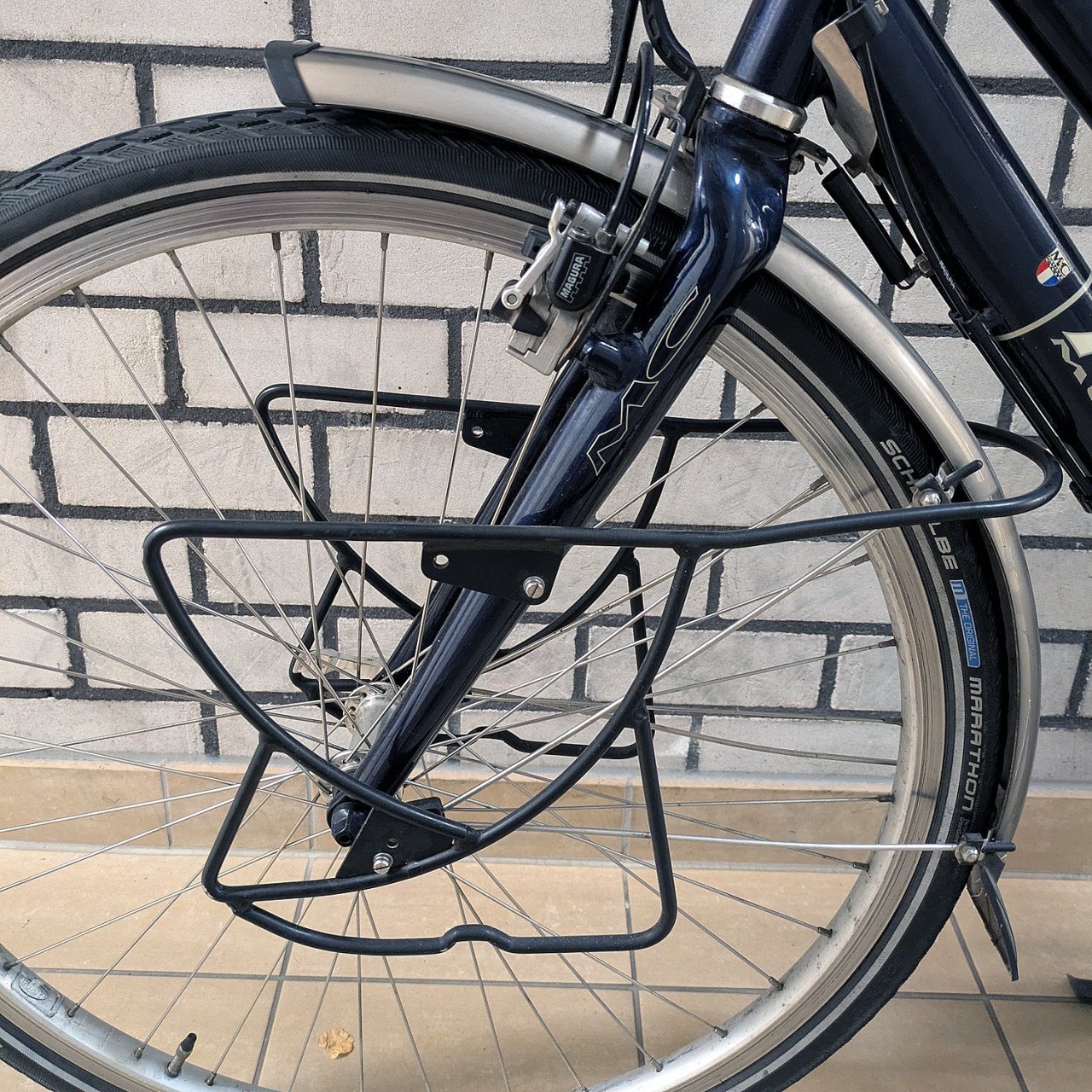 Deze tandem past op een fietsendrager