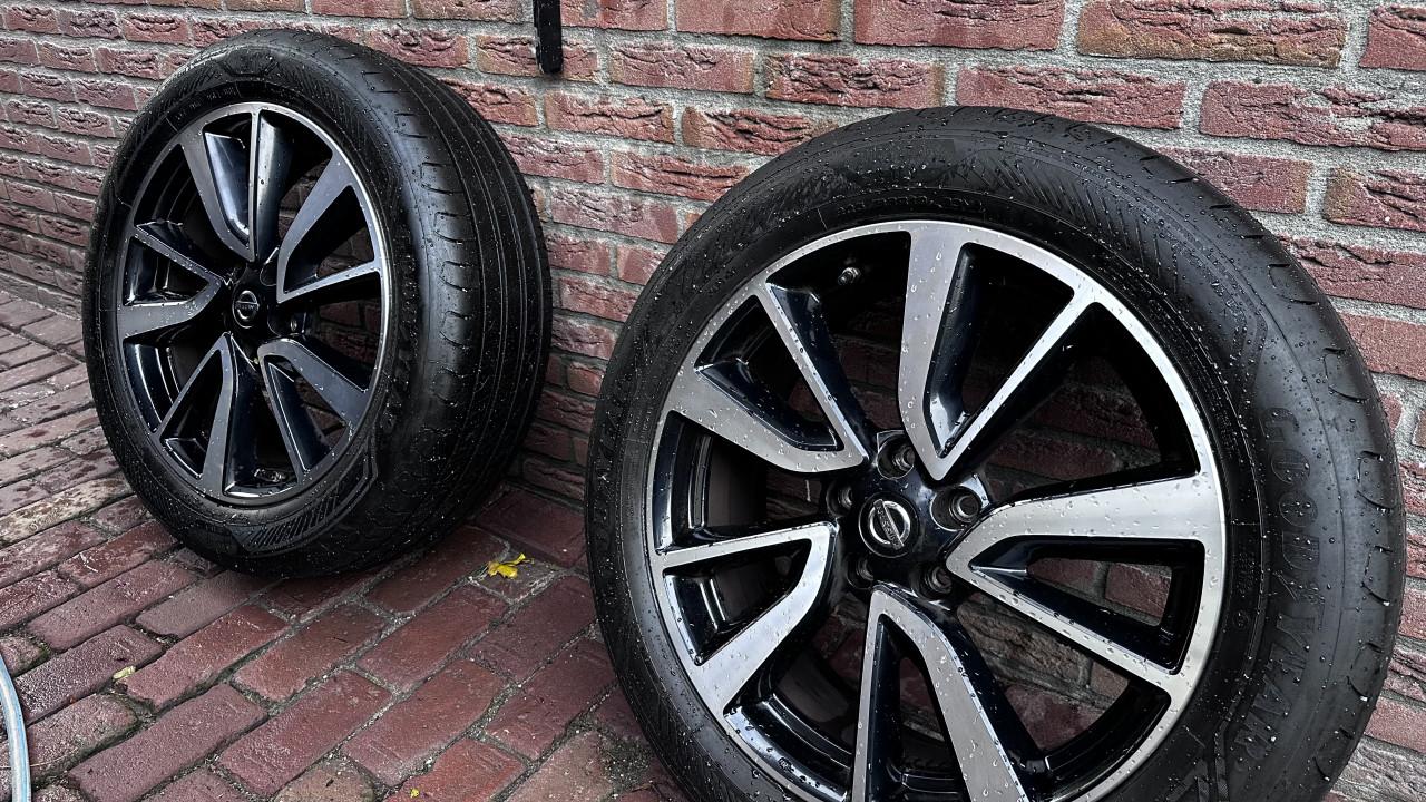 Nissan velgen met GoodYear banden