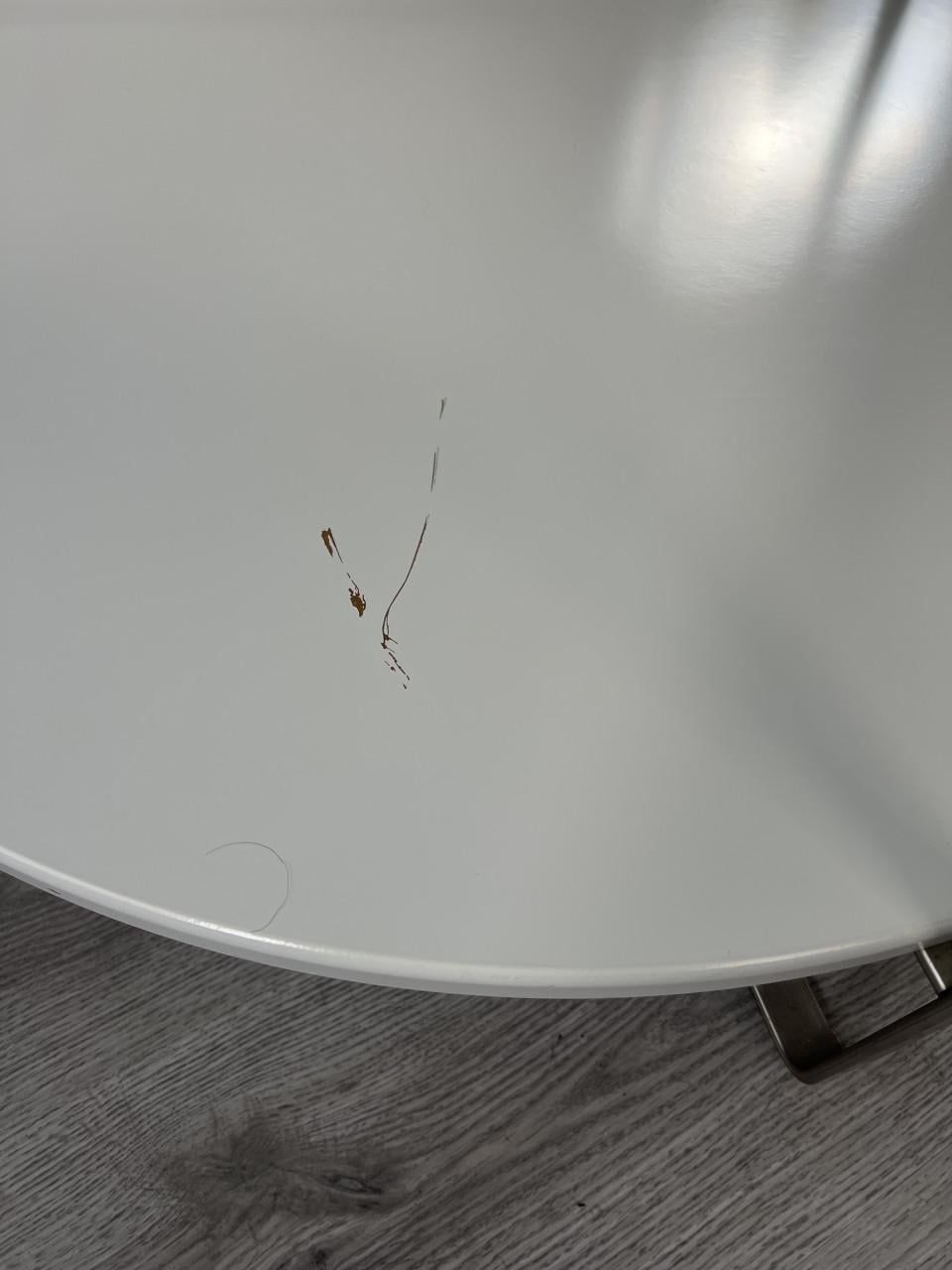 Salontafel wit rond