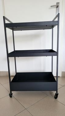 IKEA Nissafors roltafel zwart