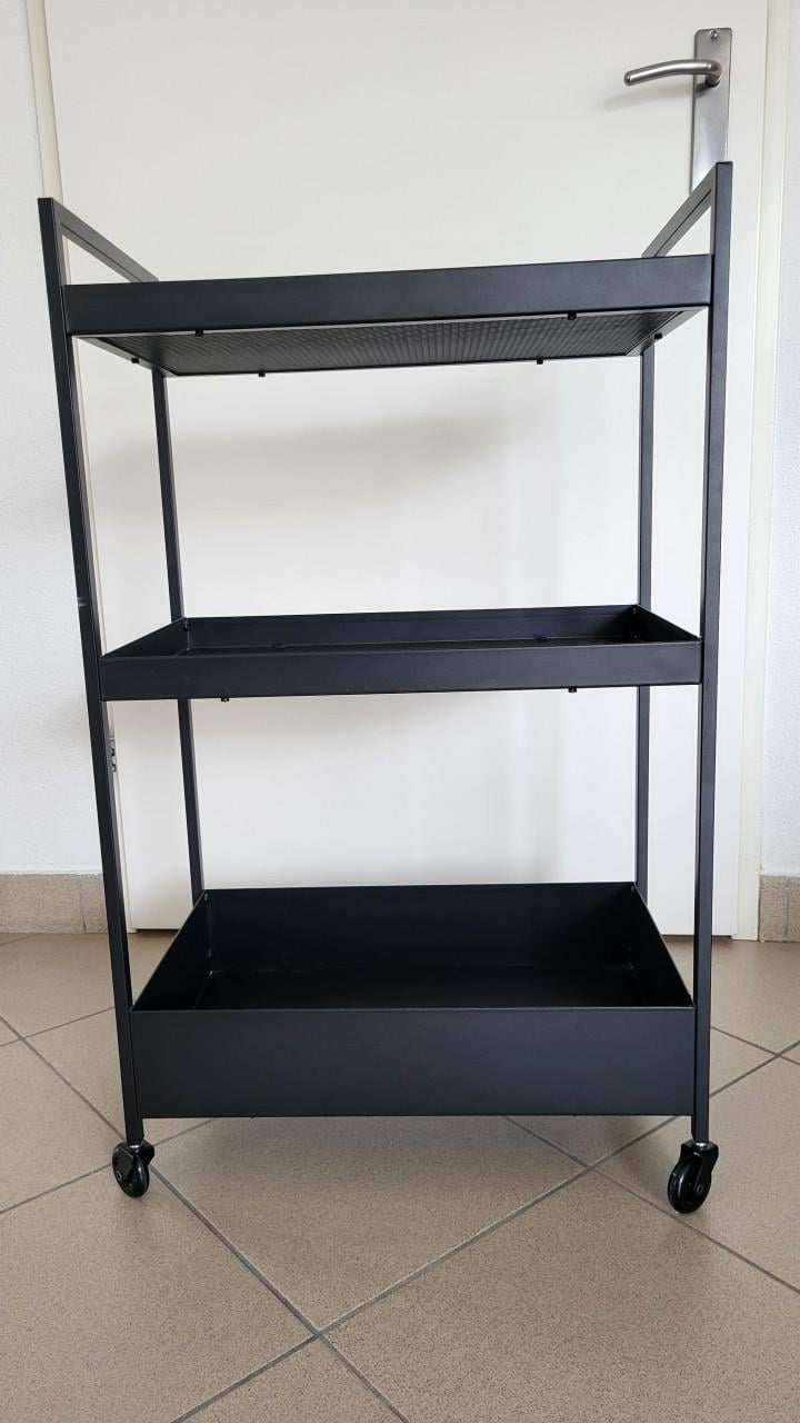 IKEA Nissafors roltafel zwart