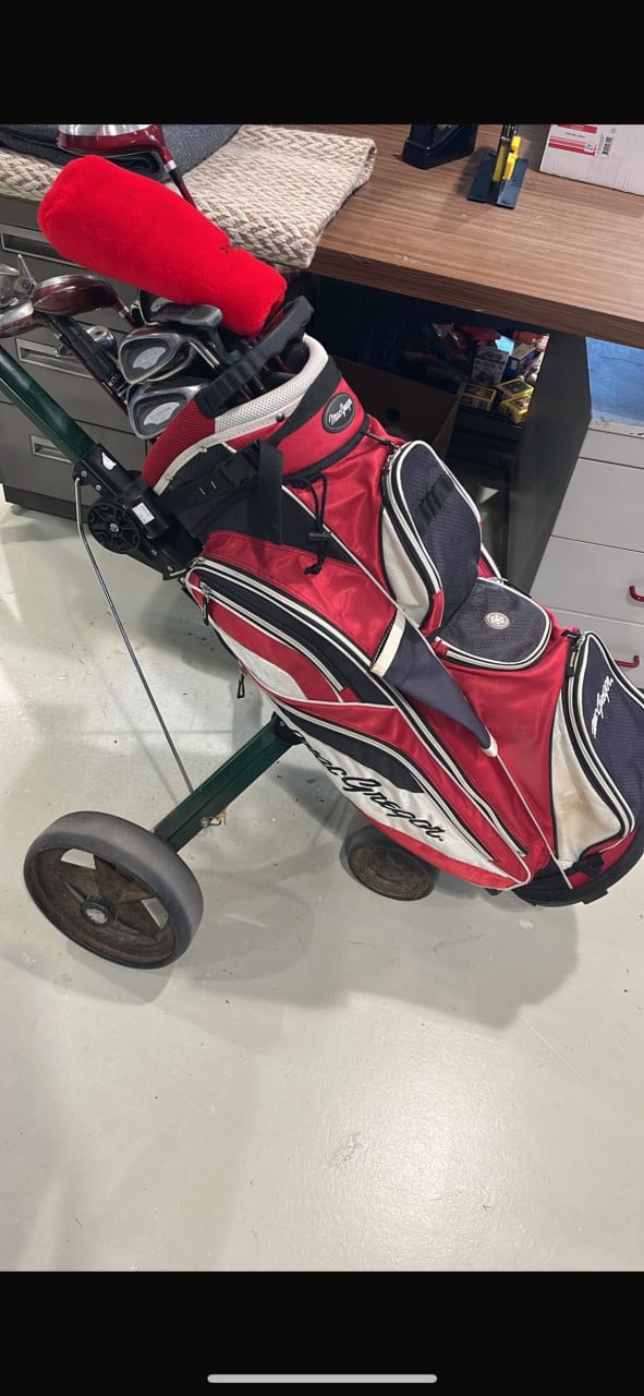 Macgregor golfkar met toebehoren