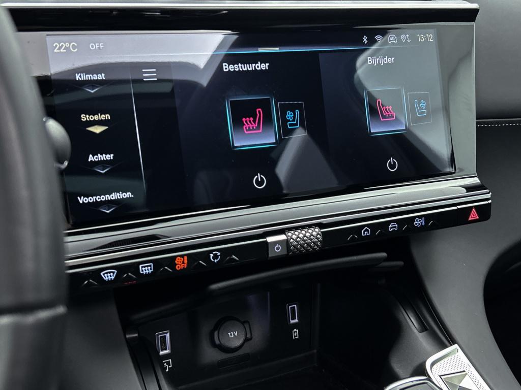 Ds Ds 7 e-tense 225 etoile | nappa zwart leder | focal hifi | wegklapbare t