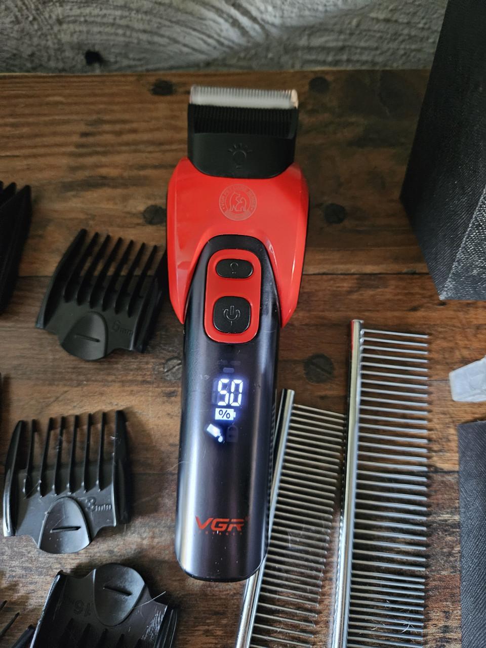 VGR pet professionele krachtige dieren tondeuse silent