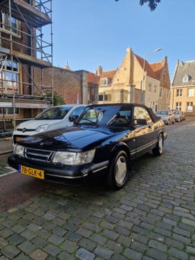 Saab 900 Turbo 2.0 16-valve 1987 Cabrio zwart