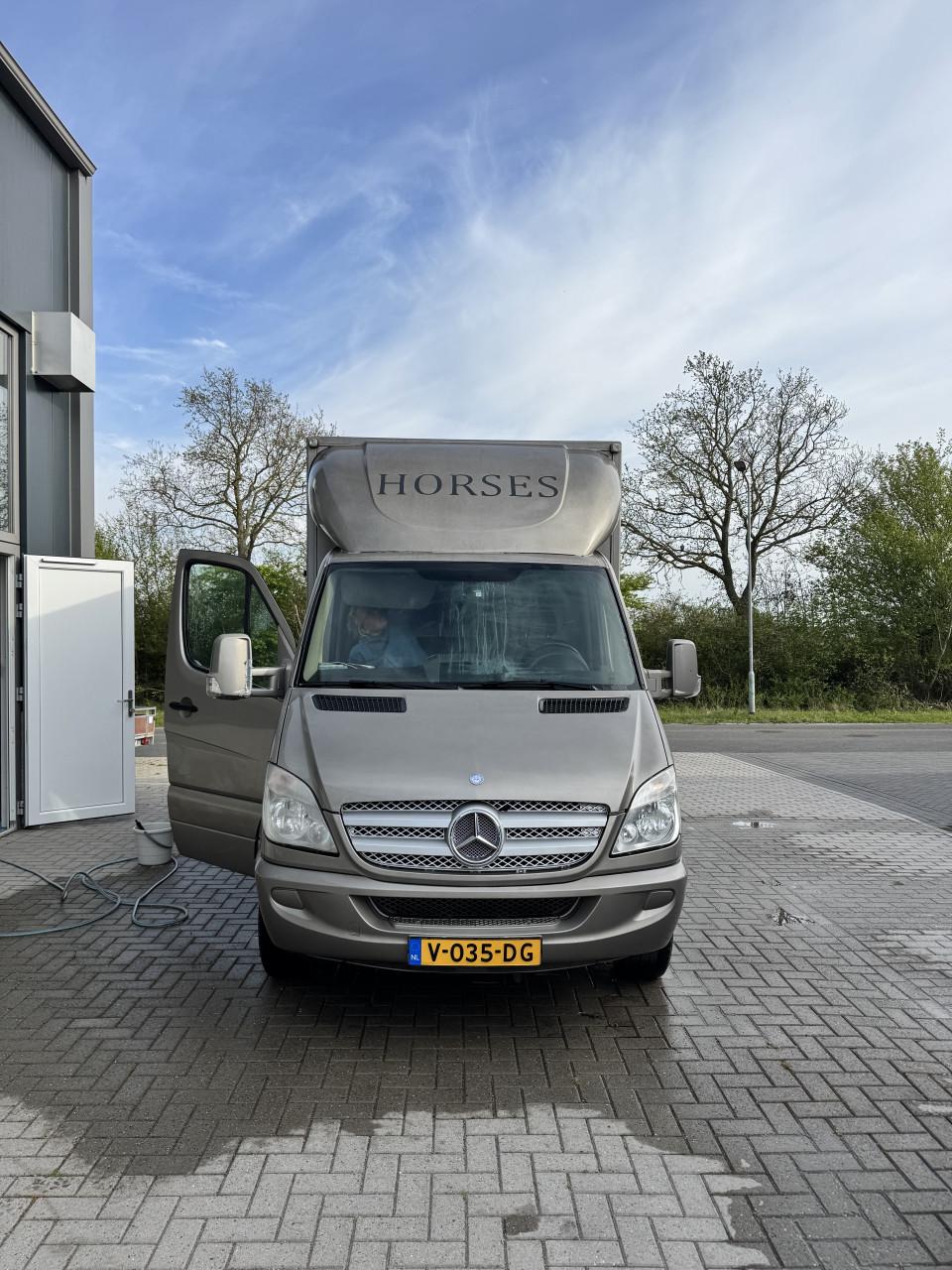 MERCEDES PAARDENWAGEN 2-PAARDS -2012- HENGSTENSCHOT !PRIJS EXCL. BTW!