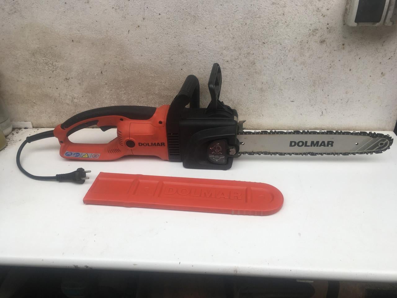 Elektrische kettingzaag dolmar 2140 a bouwgelijk aan de makita uc 3530 a