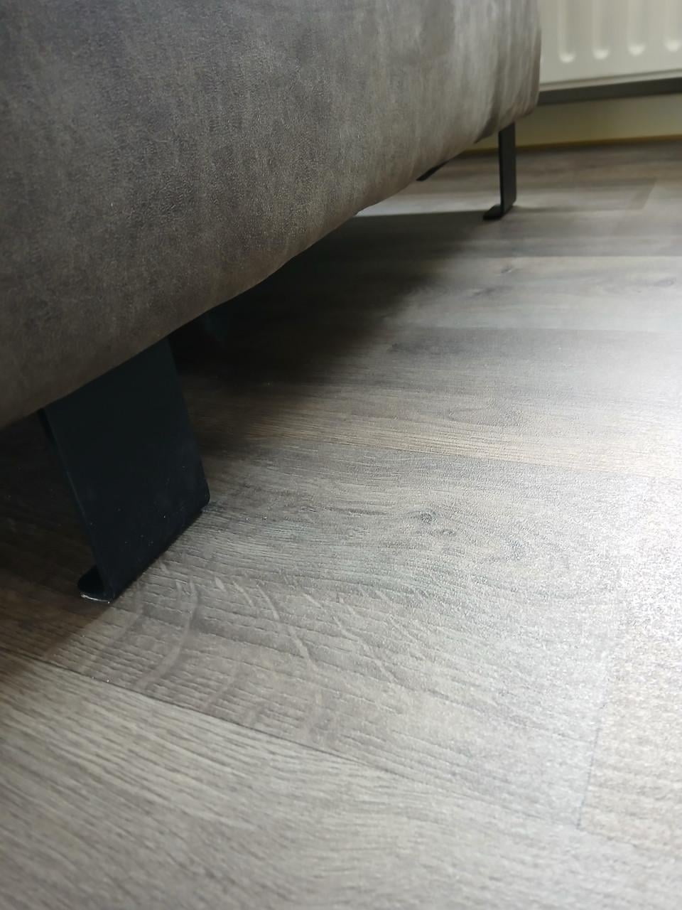 Leuke grijze hoekbank 250cm breed