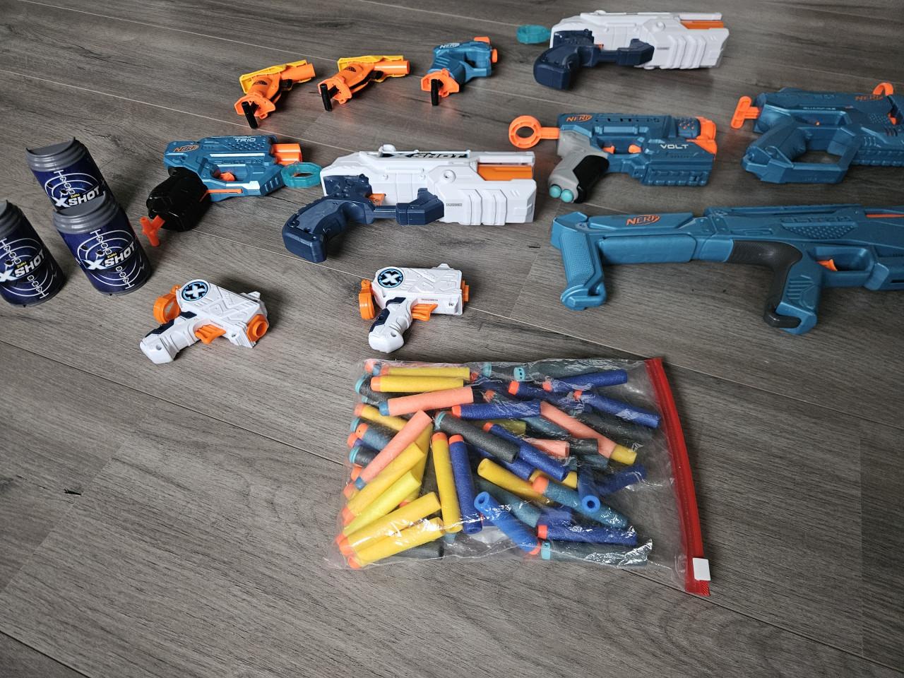 Nerf guns en xshot guns