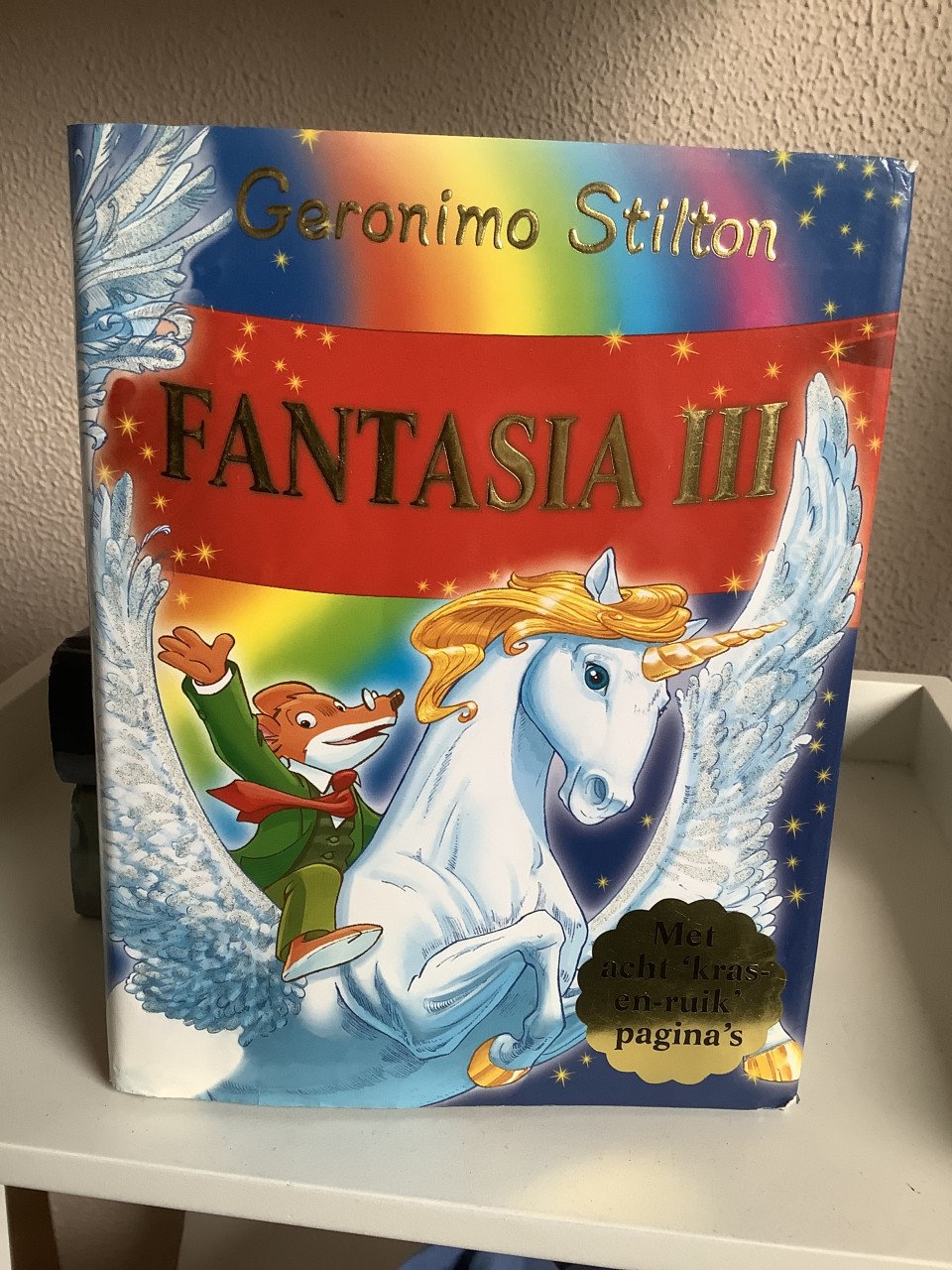 FANTASIA Geronimo Stilton. Deel 1 - 2 - 3 Hardcover met stofomslag.