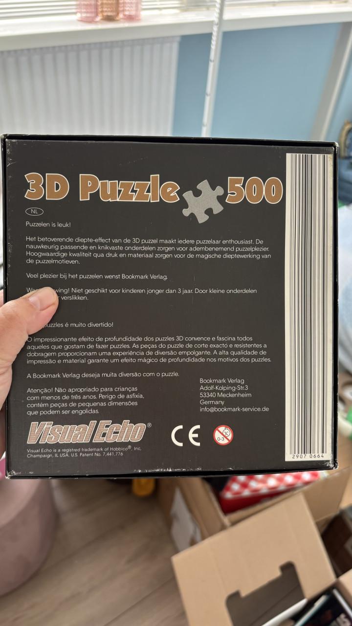 3D Puzzel Ruimte met Planeten - 500 stukjes
