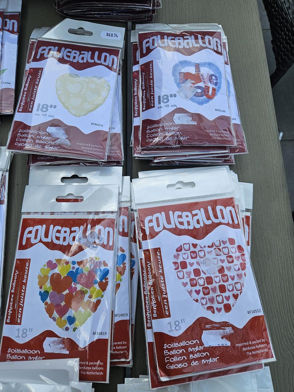 Nieuwe Diverse Folieballonnen - Feest, Verjaardag, Liefde