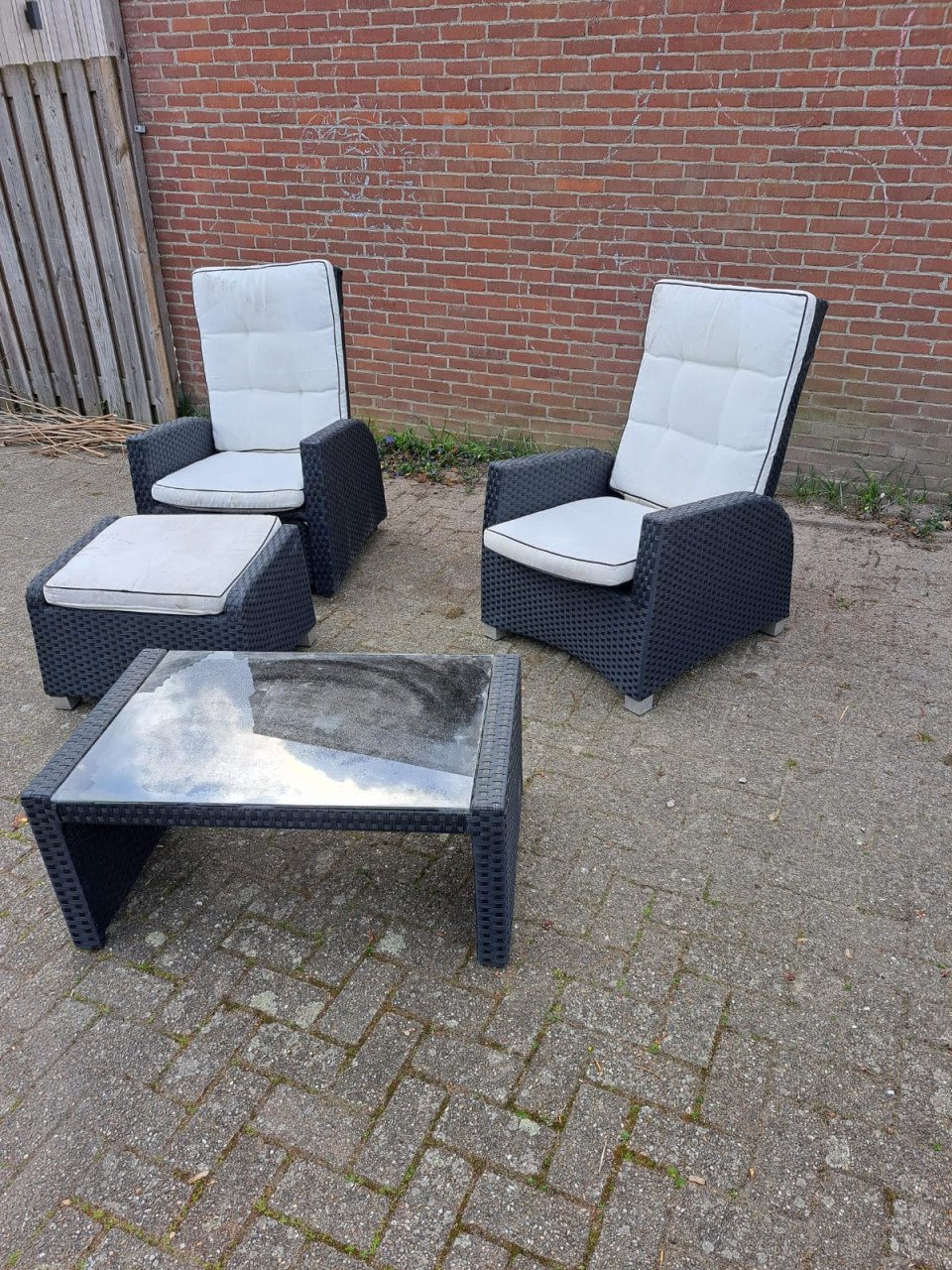 Tuinset - Stoelen met kussen