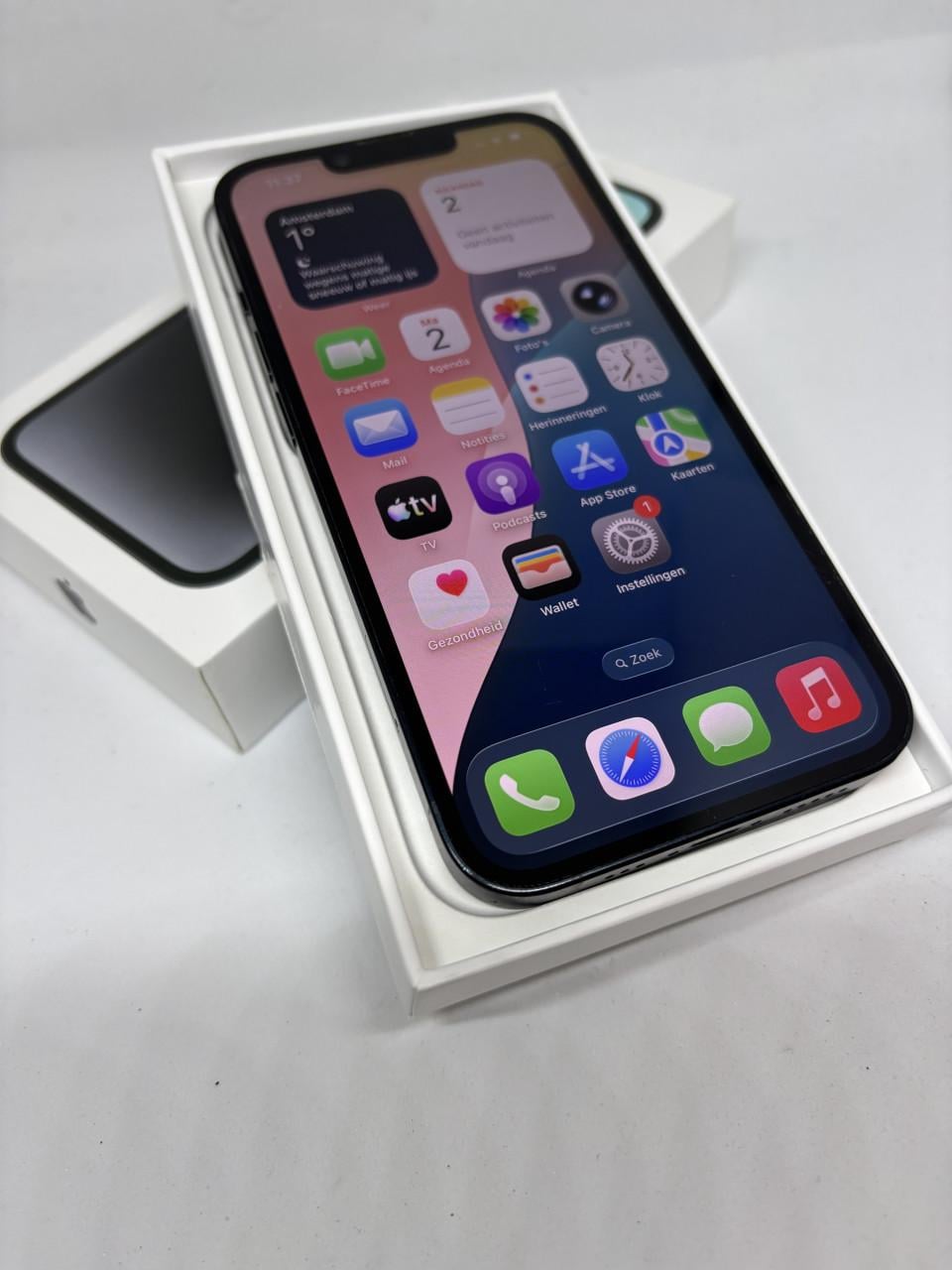 IPhone 14 zwart 100% batterij