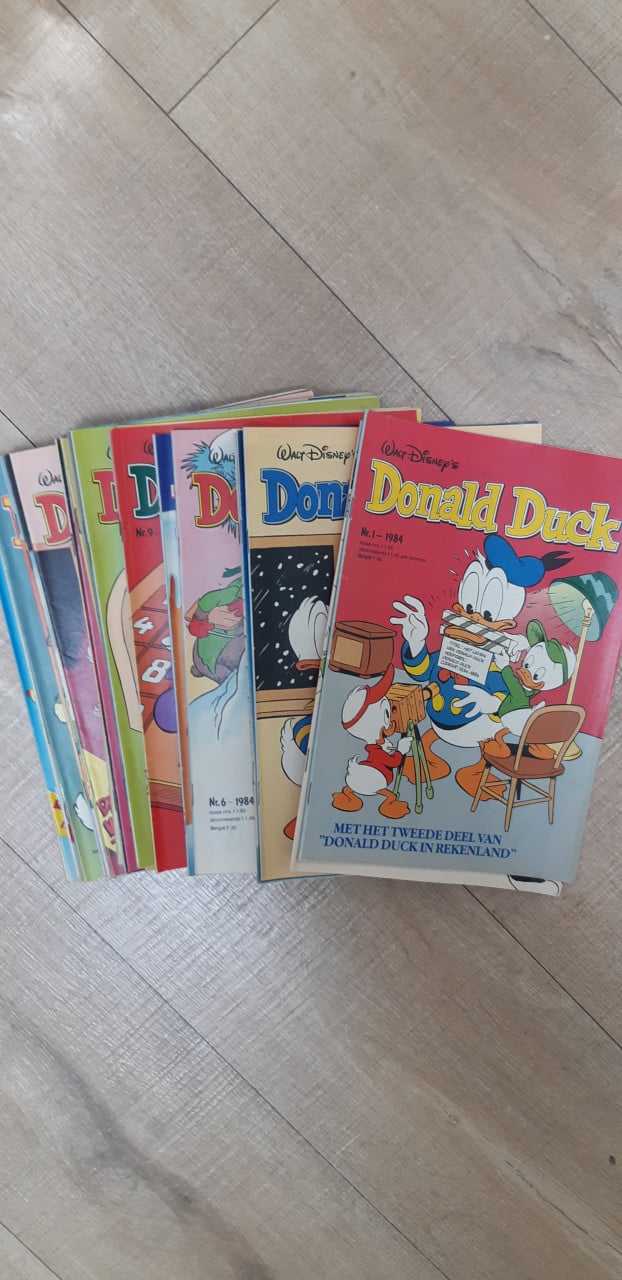 Diverse jaargangen Donald Duck 1972-1984