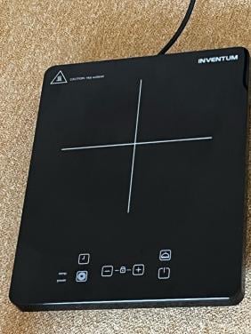 Inventum inductie kookplaat, krasvrij en zonder gebruikssporen. NIEUWSTAAT