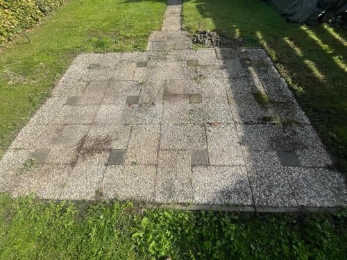 Grindtegels 60x40 52 stuks