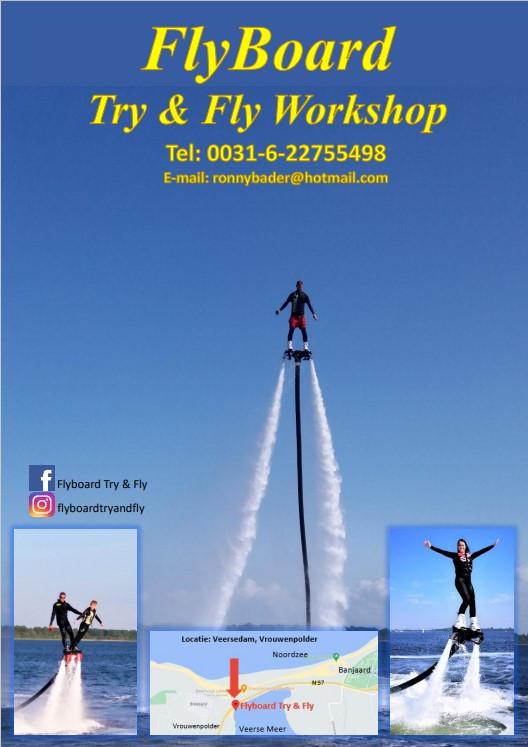 Flyboarden en funtube varen