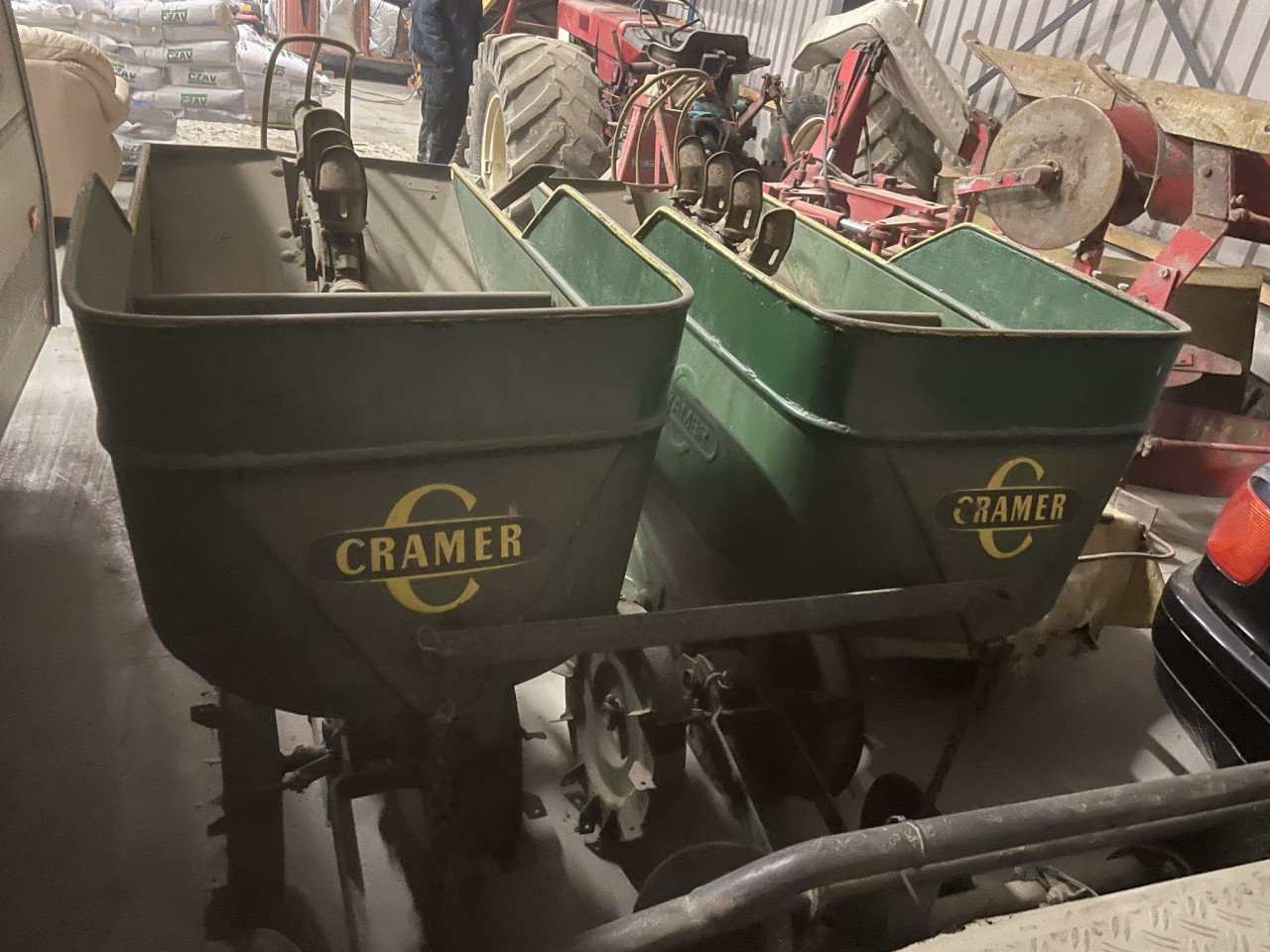 Cramer 2 rij aardappel planter