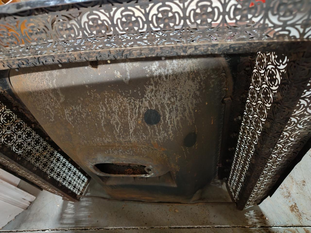 Antieke Kolen kachel