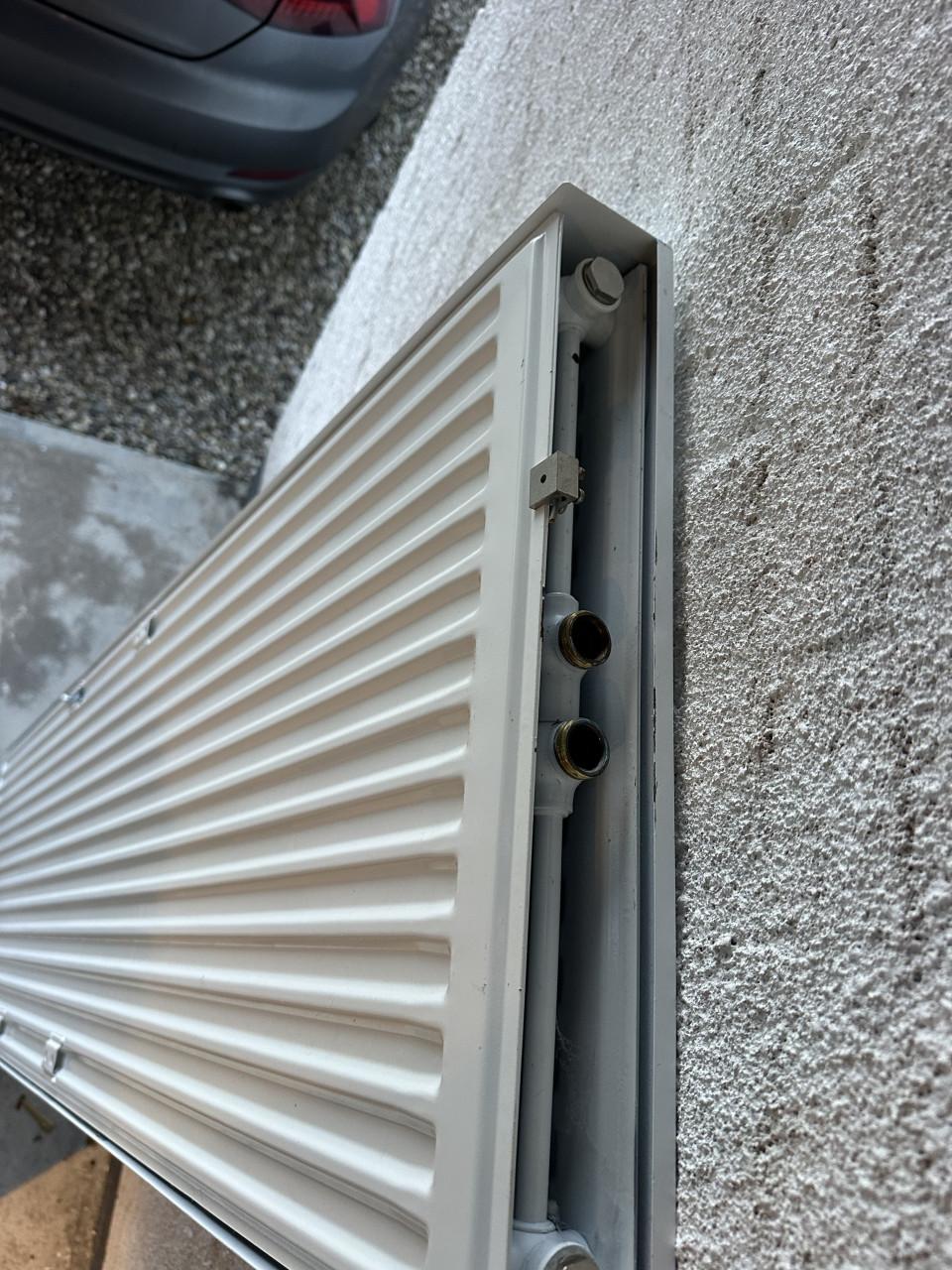 Radiator 180x50 staand met kap en handdoekhaak