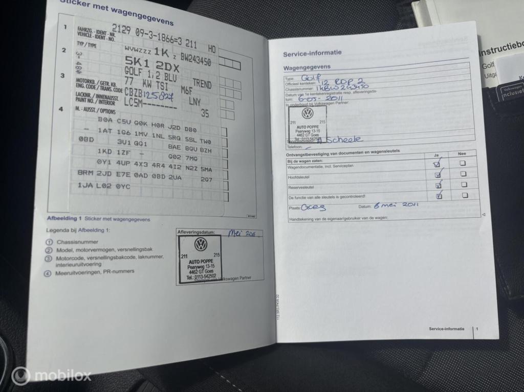 Volkswagen Golf 1.2 tsi style bluemotion 1e eigenaar !