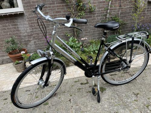 Dames fiets City Star 8 versn trom-rem verlichting Uit de Gazelle familie..