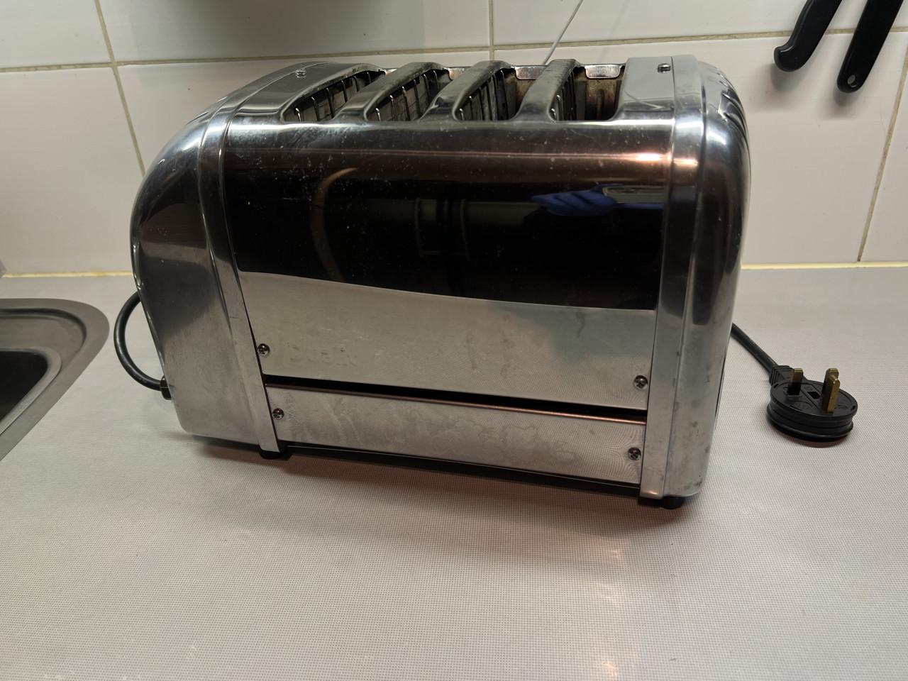 Dualit Classic 4-sleufs broodrooster RVS professioneel