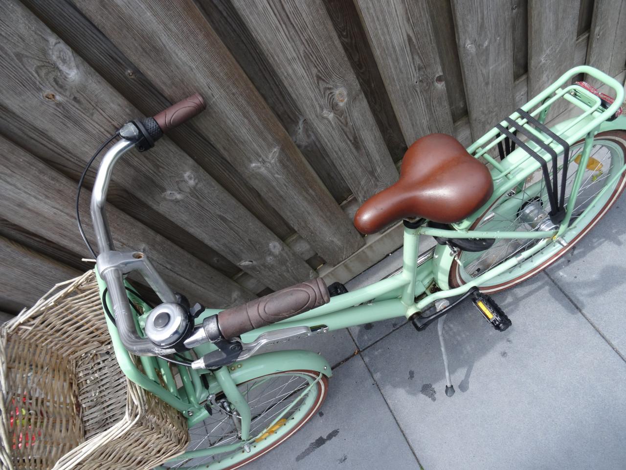 🚲 Popal meisjesfiets 22 inch – mintgroen – 3 versnellingen