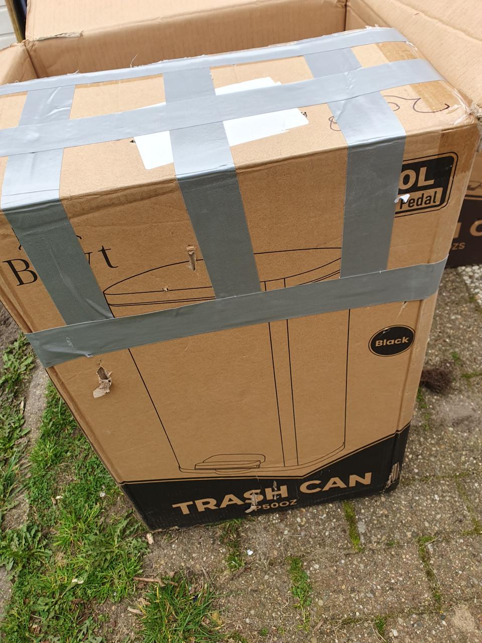 Bayt pedaalemmer 50L zilver | prullenbak keuken