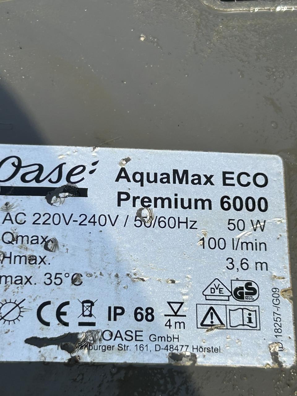 Te koop oase eco primium 6000 sterke en zuinige Vijverpomp