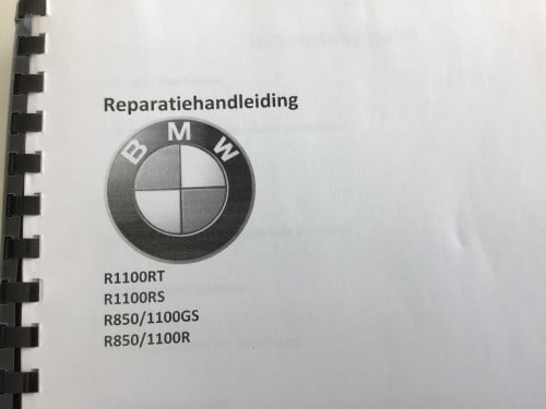 BMW R1100RT R1100RS R850  NLwerkplaatsboek