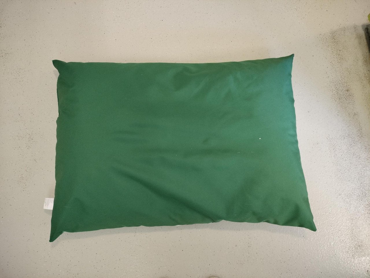 Vrolijk hondenkussen (groen)