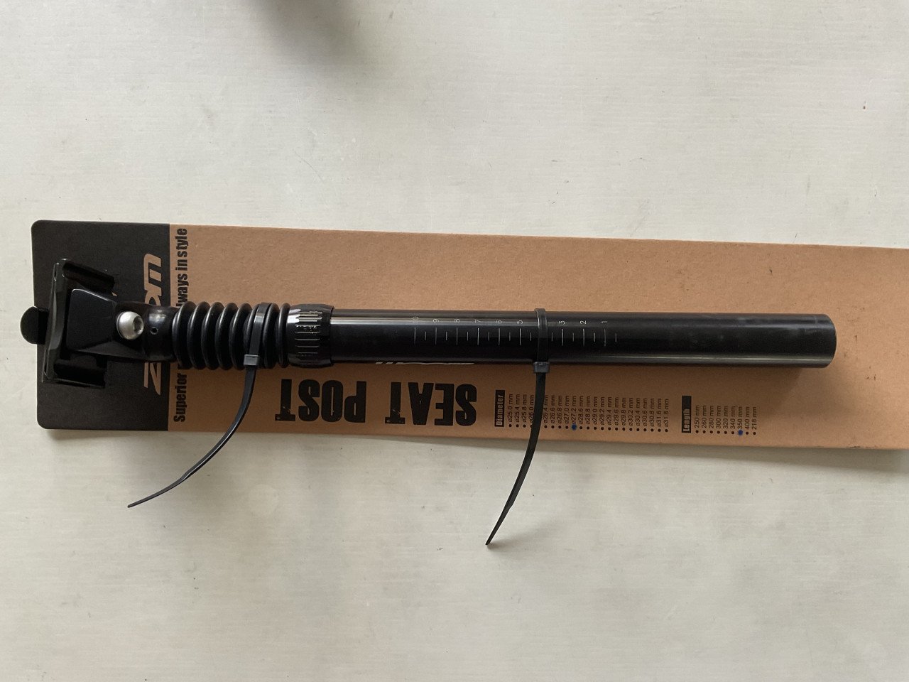 Fietszadel + zadelpen