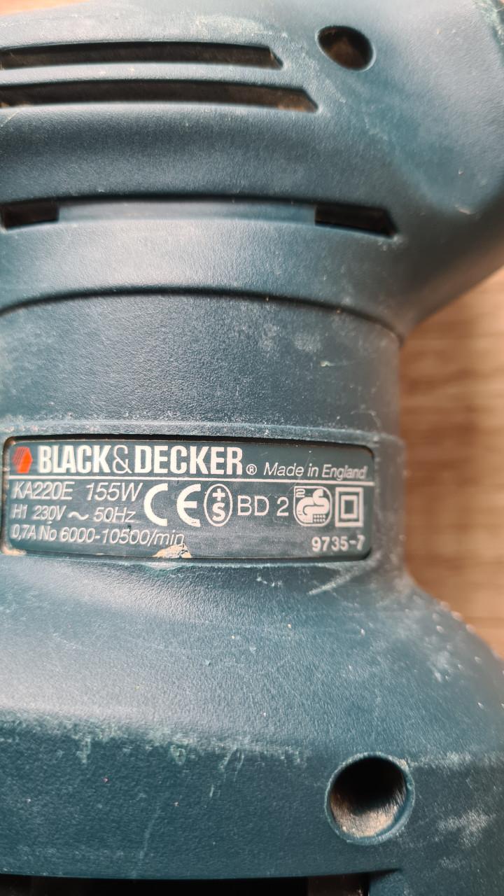 Black en Decker schuurmachine in goed staat-werkend