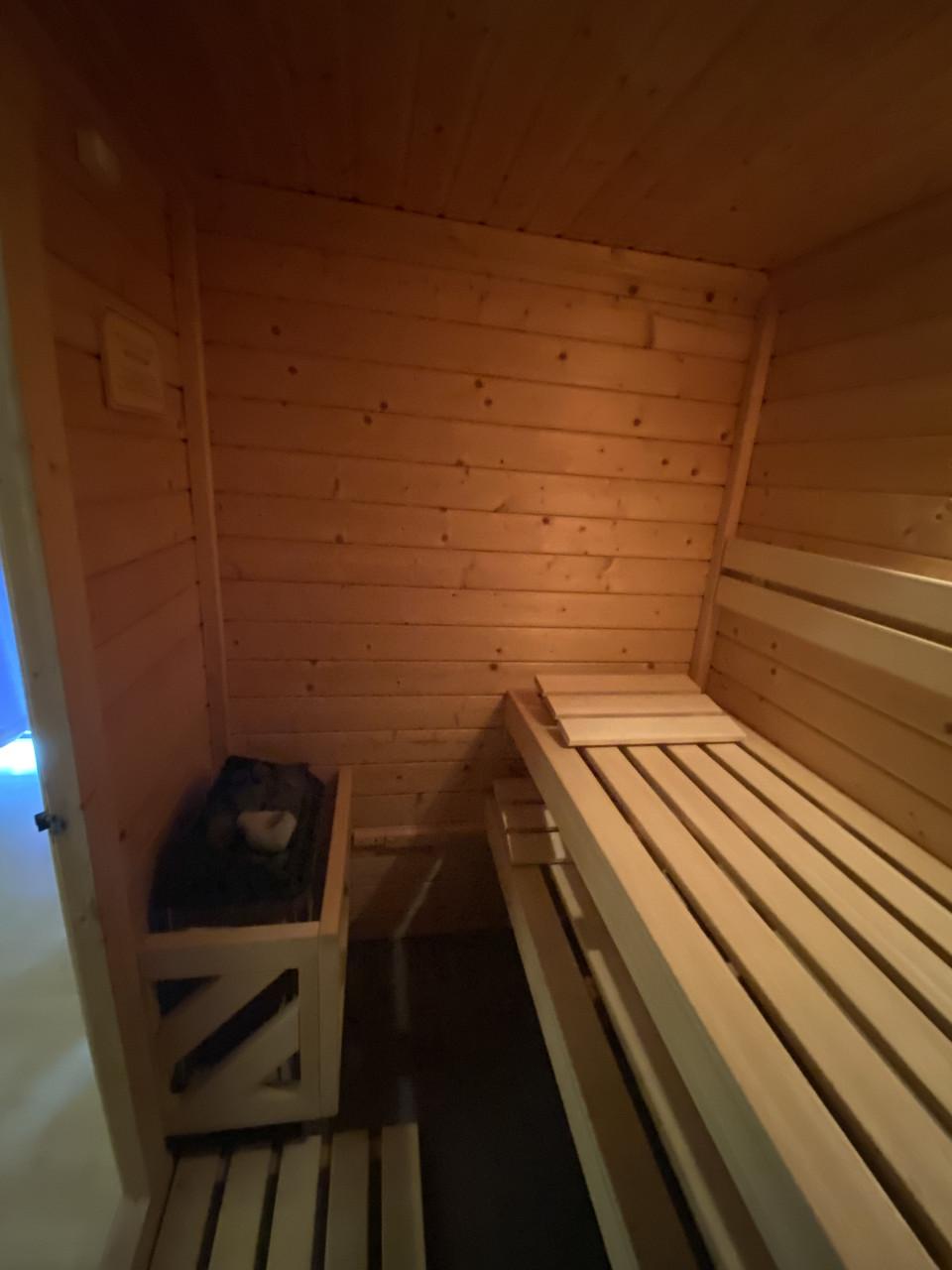 Finse saunacabine 2.00 X 1.50 m