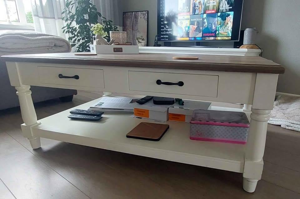 Landelijke meubelset in Antique witte krijtverf